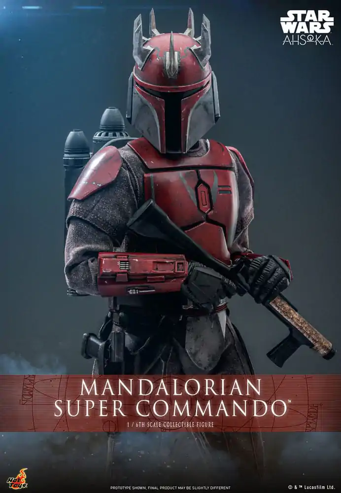 Star Wars: The Mandalorian akcijska figura 1/6 Mandalorian Super Commando 31 cm fotografija proizvoda