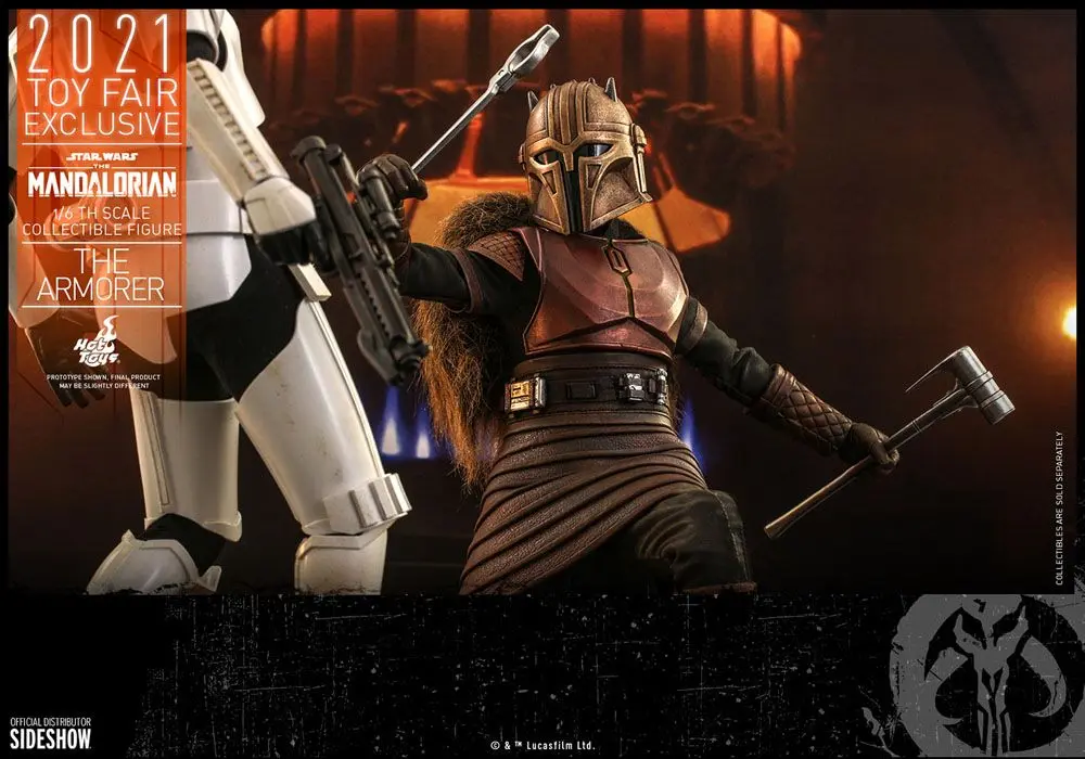 Star Wars The Mandalorian akcijska figura 1/6 The Armorer 2021 Toy Fair Exclusive 29 cm fotografija proizvoda