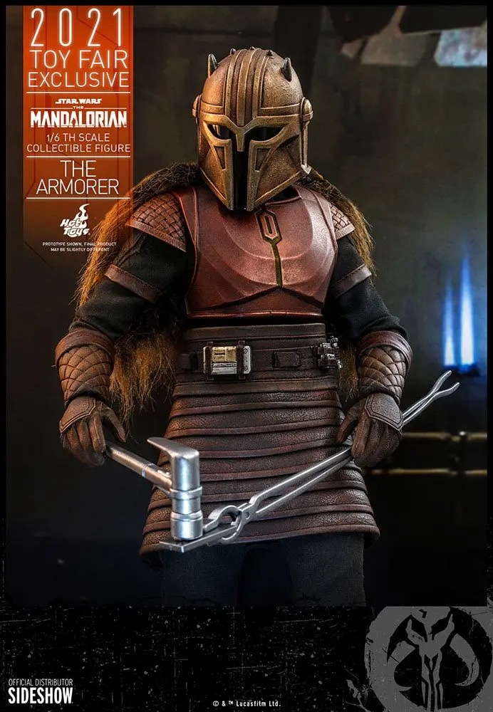 Star Wars The Mandalorian akcijska figura 1/6 The Armorer 2021 Toy Fair Exclusive 29 cm fotografija proizvoda