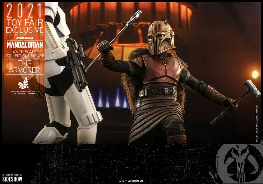 Star Wars The Mandalorian akcijska figura 1/6 The Armorer 2021 Toy Fair Exclusive 29 cm fotografija proizvoda