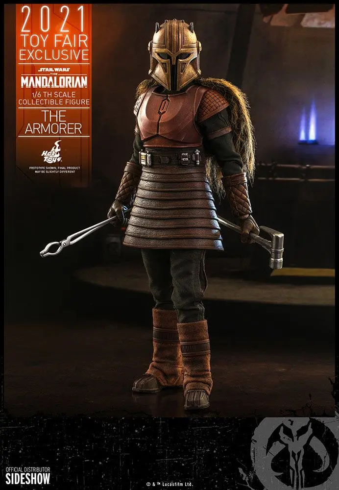 Star Wars The Mandalorian akcijska figura 1/6 The Armorer 2021 Toy Fair Exclusive 29 cm fotografija proizvoda
