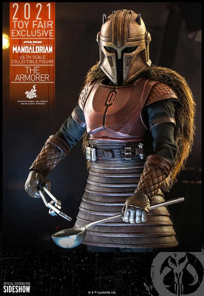 Star Wars The Mandalorian akcijska figura 1/6 The Armorer 2021 Toy Fair Exclusive 29 cm fotografija proizvoda