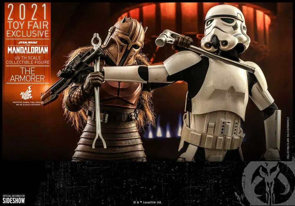 Star Wars The Mandalorian akcijska figura 1/6 The Armorer 2021 Toy Fair Exclusive 29 cm fotografija proizvoda