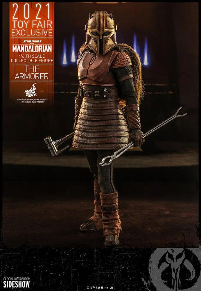 Star Wars The Mandalorian akcijska figura 1/6 The Armorer 2021 Toy Fair Exclusive 29 cm fotografija proizvoda
