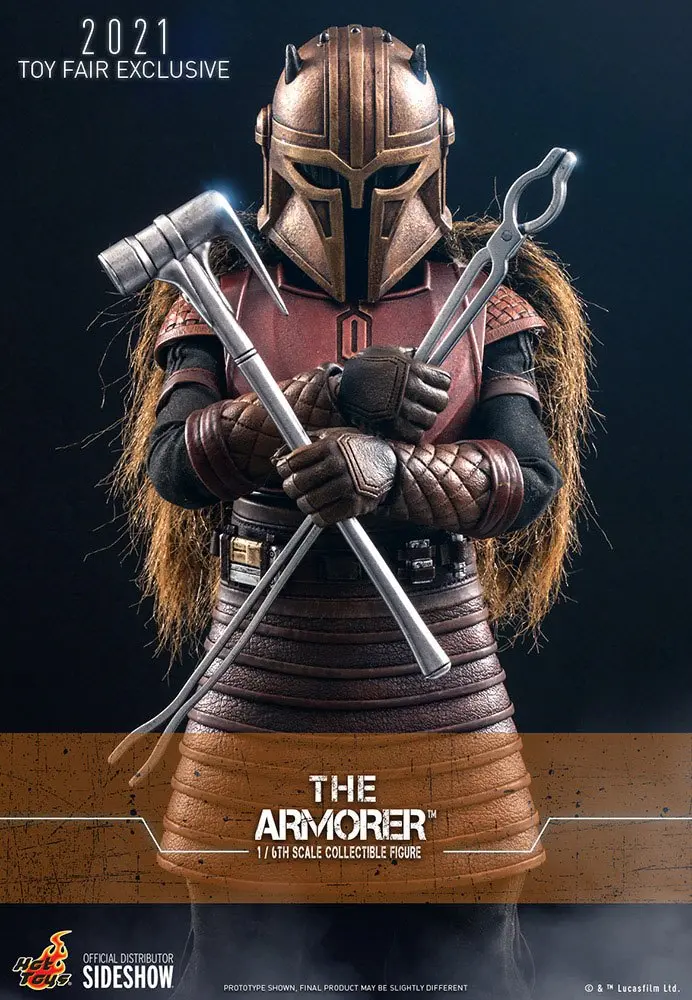 Star Wars The Mandalorian akcijska figura 1/6 The Armorer 2021 Toy Fair Exclusive 29 cm fotografija proizvoda