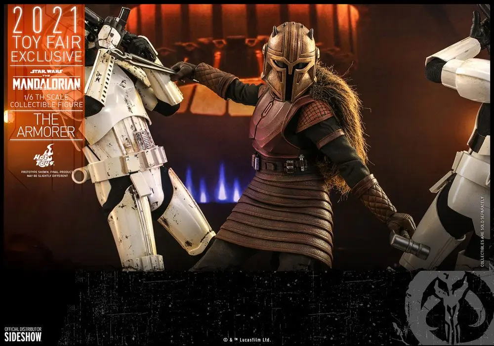 Star Wars The Mandalorian akcijska figura 1/6 The Armorer 2021 Toy Fair Exclusive 29 cm fotografija proizvoda