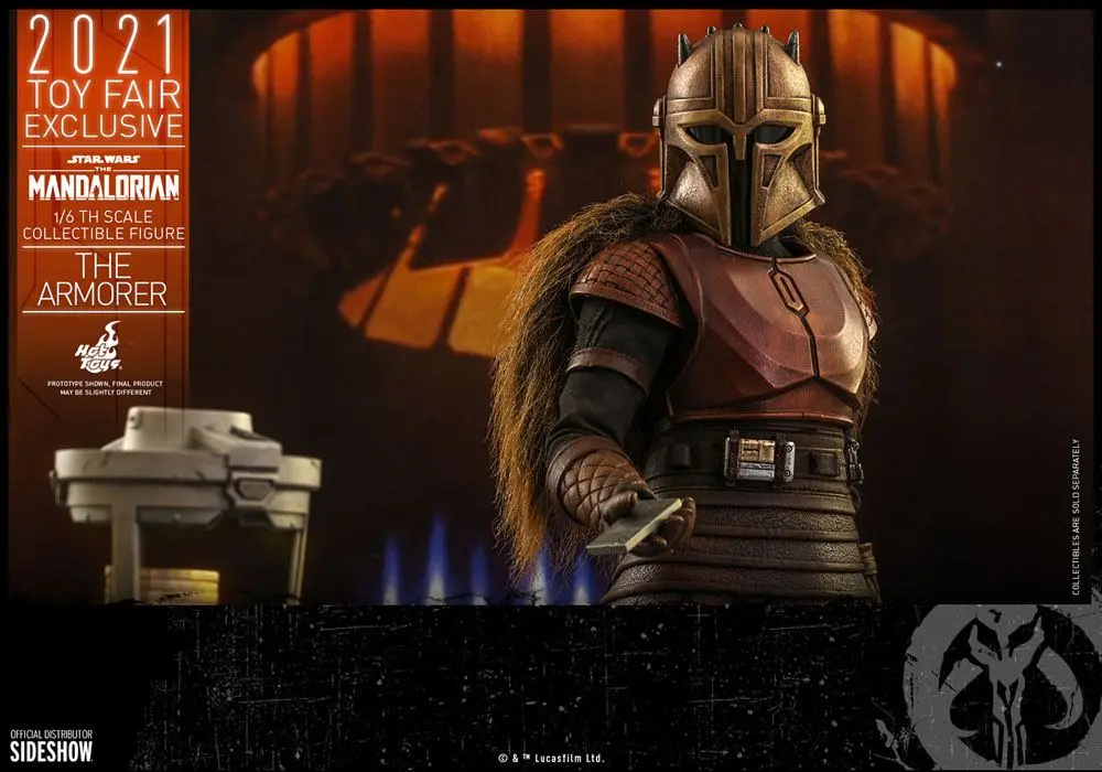 Star Wars The Mandalorian akcijska figura 1/6 The Armorer 2021 Toy Fair Exclusive 29 cm fotografija proizvoda
