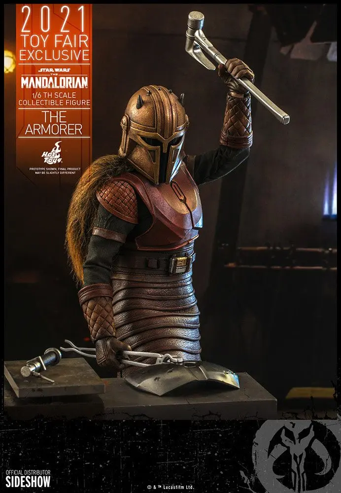 Star Wars The Mandalorian akcijska figura 1/6 The Armorer 2021 Toy Fair Exclusive 29 cm fotografija proizvoda