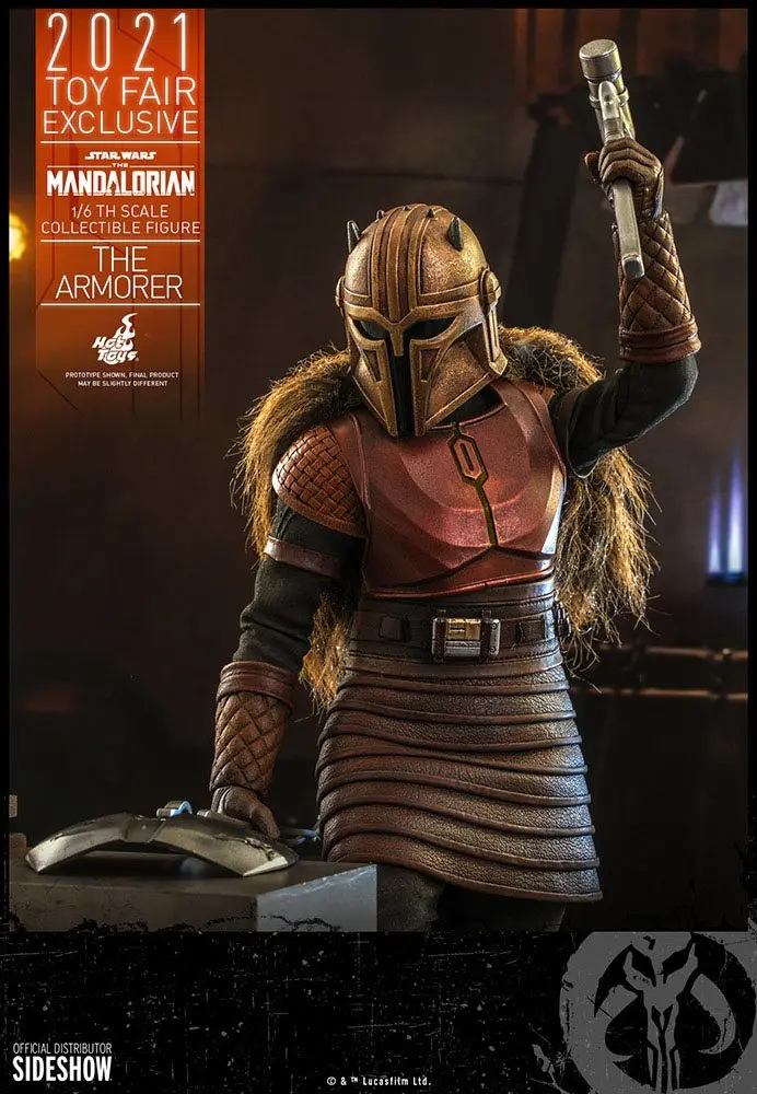 Star Wars The Mandalorian akcijska figura 1/6 The Armorer 2021 Toy Fair Exclusive 29 cm fotografija proizvoda