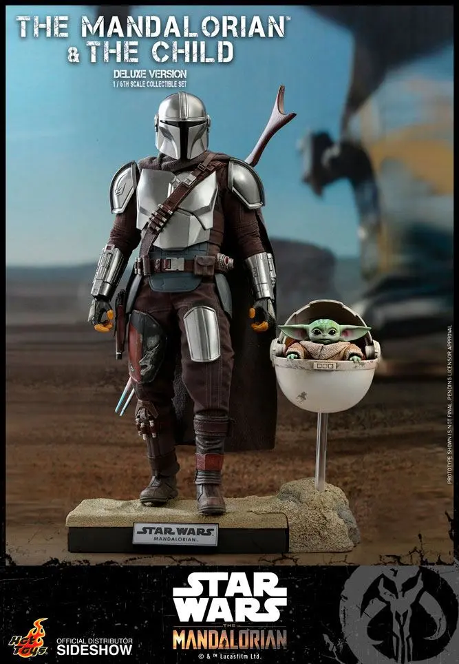 Star Wars The Mandalorian akcijska figura set od 2 komada 1/6 The Mandalorian & The Child Deluxe 30 cm fotografija proizvoda
