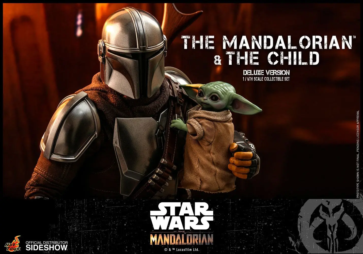 Star Wars The Mandalorian akcijska figura set od 2 komada 1/6 The Mandalorian & The Child Deluxe 30 cm fotografija proizvoda