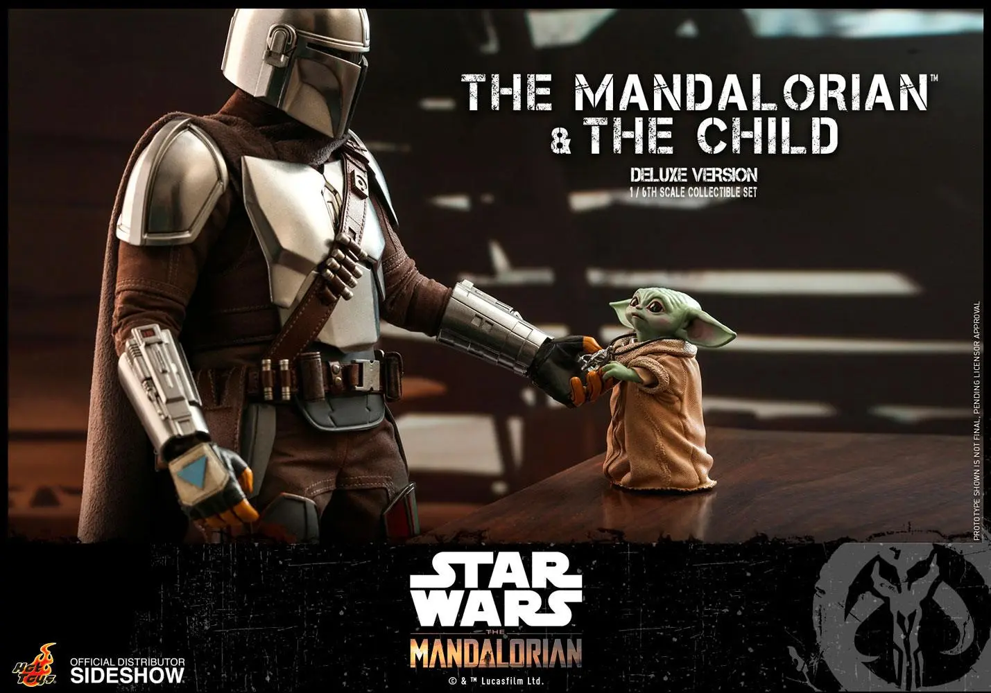 Star Wars The Mandalorian akcijska figura set od 2 komada 1/6 The Mandalorian & The Child Deluxe 30 cm fotografija proizvoda