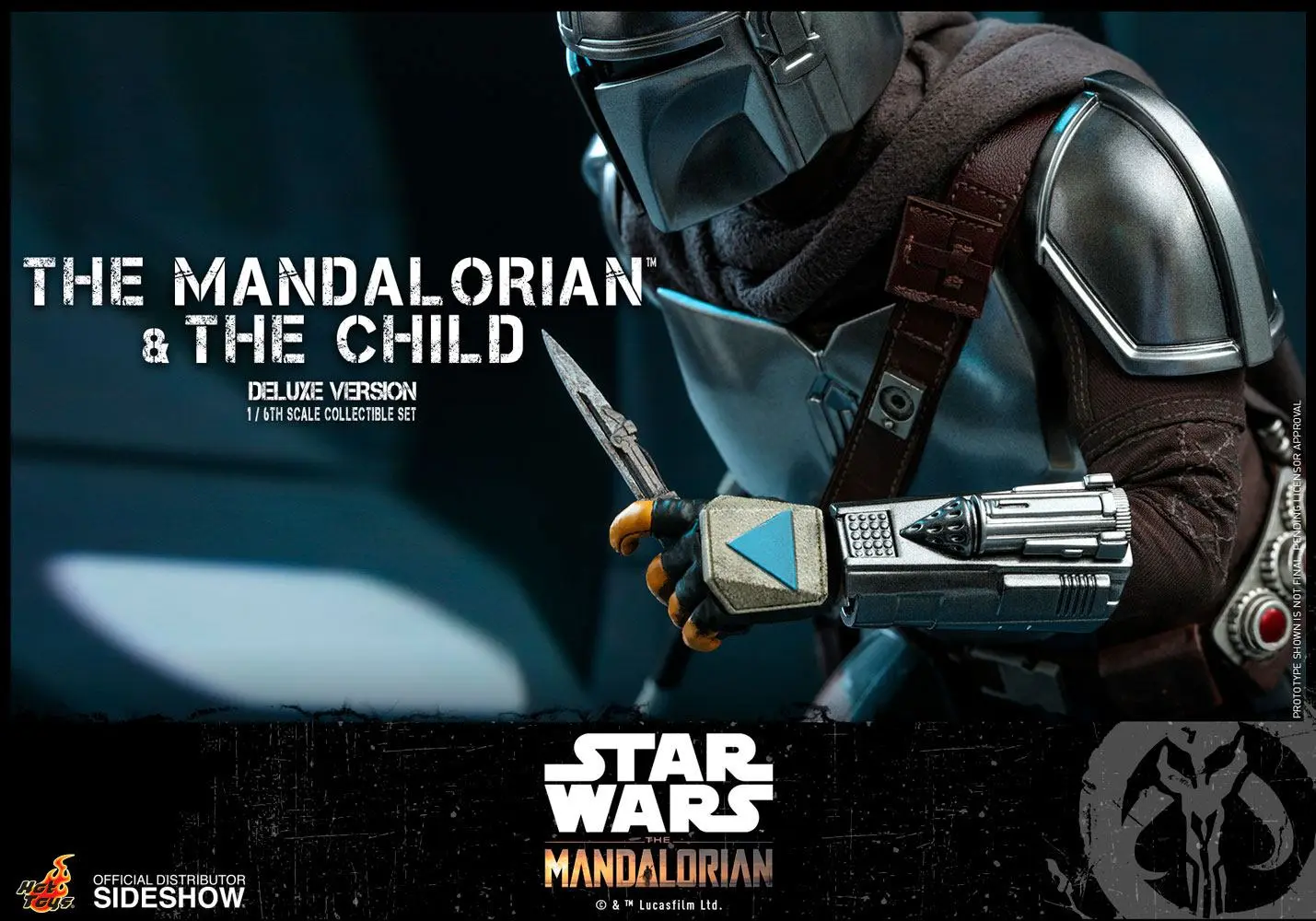 Star Wars The Mandalorian akcijska figura set od 2 komada 1/6 The Mandalorian & The Child Deluxe 30 cm fotografija proizvoda