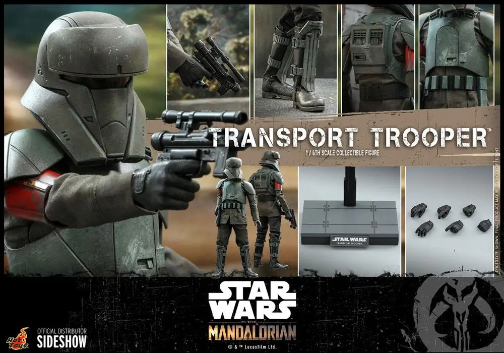 Star Wars The Mandalorian akcijska figura 1/6 Transport Trooper 31 cm fotografija proizvoda