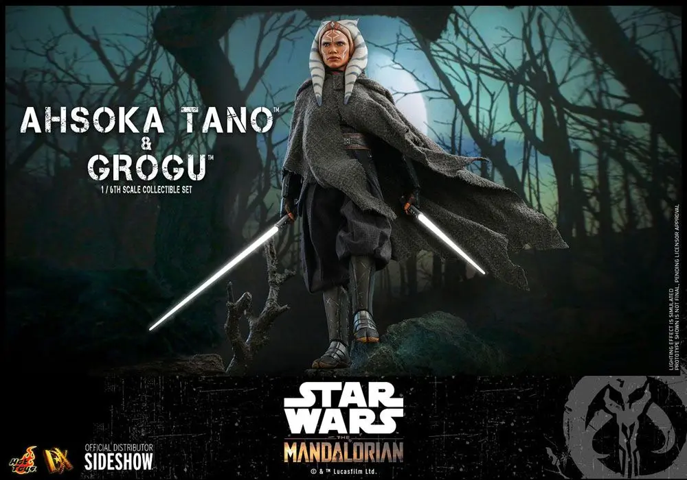 Star Wars The Mandalorian akcijske figure 2-Pack 1/6 Ahsoka Tano & Grogu 29 cm fotografija proizvoda