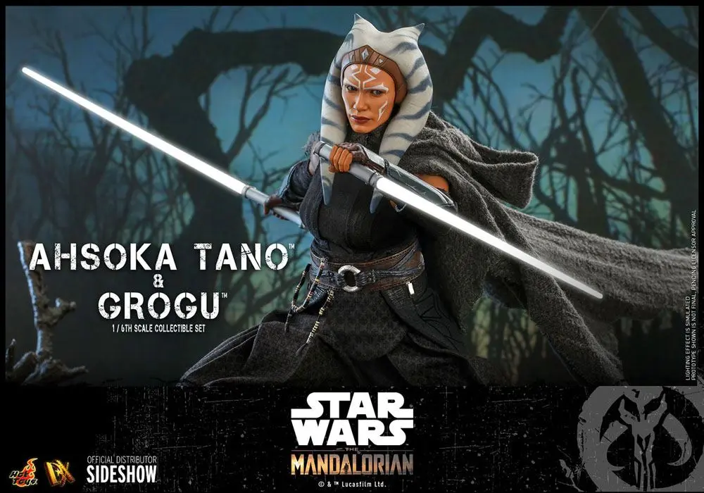 Star Wars The Mandalorian akcijske figure 2-Pack 1/6 Ahsoka Tano & Grogu 29 cm fotografija proizvoda