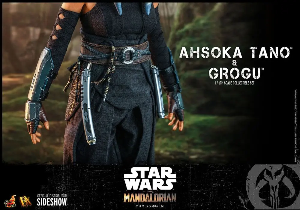 Star Wars The Mandalorian akcijske figure 2-Pack 1/6 Ahsoka Tano & Grogu 29 cm fotografija proizvoda