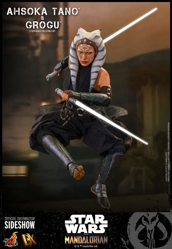 Star Wars The Mandalorian akcijske figure 2-Pack 1/6 Ahsoka Tano & Grogu 29 cm fotografija proizvoda