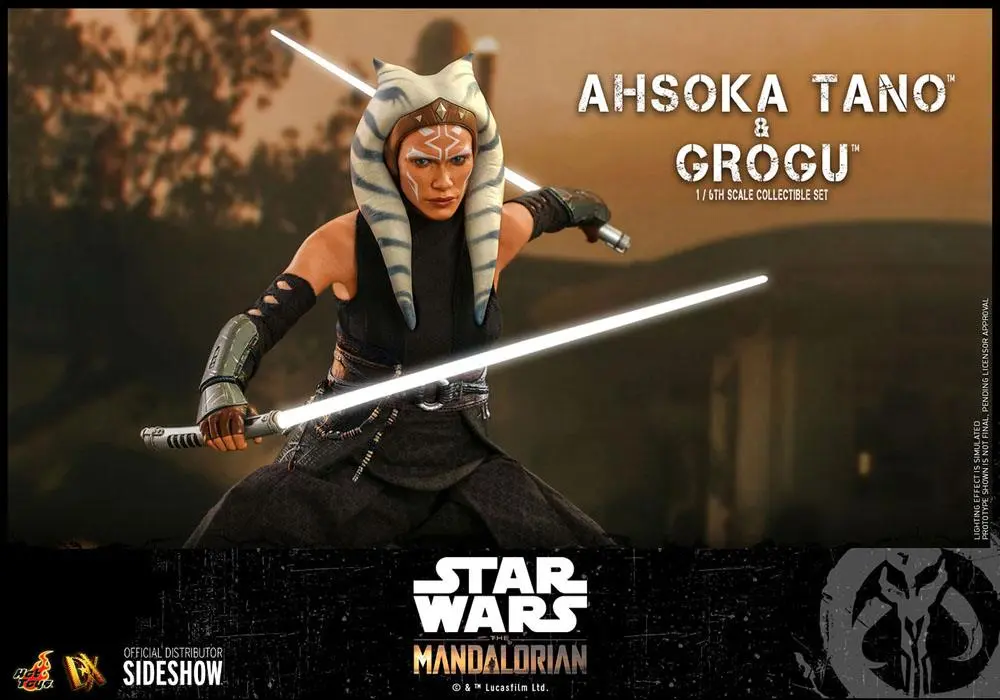 Star Wars The Mandalorian akcijske figure 2-Pack 1/6 Ahsoka Tano & Grogu 29 cm fotografija proizvoda