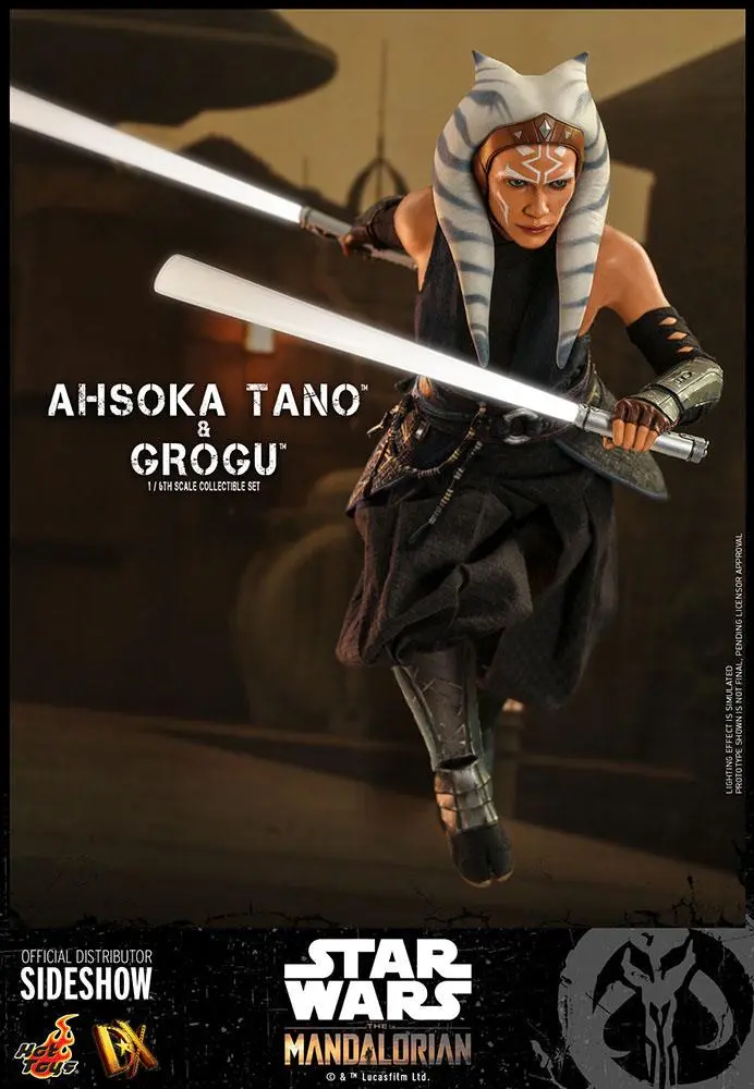 Star Wars The Mandalorian akcijske figure 2-Pack 1/6 Ahsoka Tano & Grogu 29 cm fotografija proizvoda