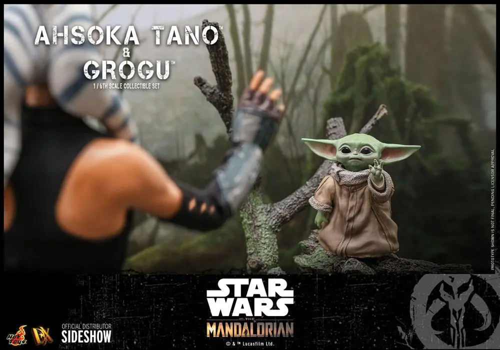 Star Wars The Mandalorian akcijske figure 2-Pack 1/6 Ahsoka Tano & Grogu 29 cm fotografija proizvoda