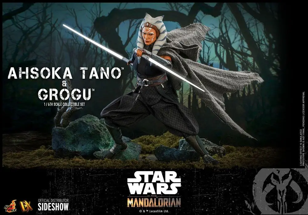 Star Wars The Mandalorian akcijske figure 2-Pack 1/6 Ahsoka Tano & Grogu 29 cm fotografija proizvoda