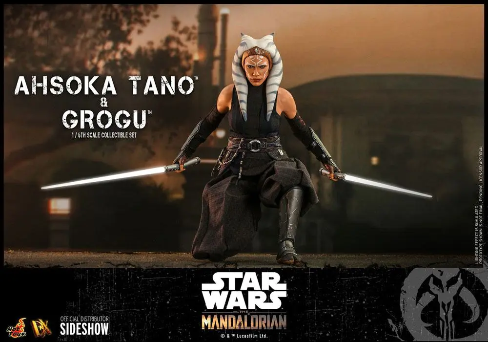 Star Wars The Mandalorian akcijske figure 2-Pack 1/6 Ahsoka Tano & Grogu 29 cm fotografija proizvoda