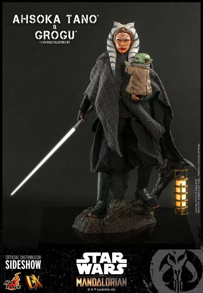 Star Wars The Mandalorian akcijske figure 2-Pack 1/6 Ahsoka Tano & Grogu 29 cm fotografija proizvoda