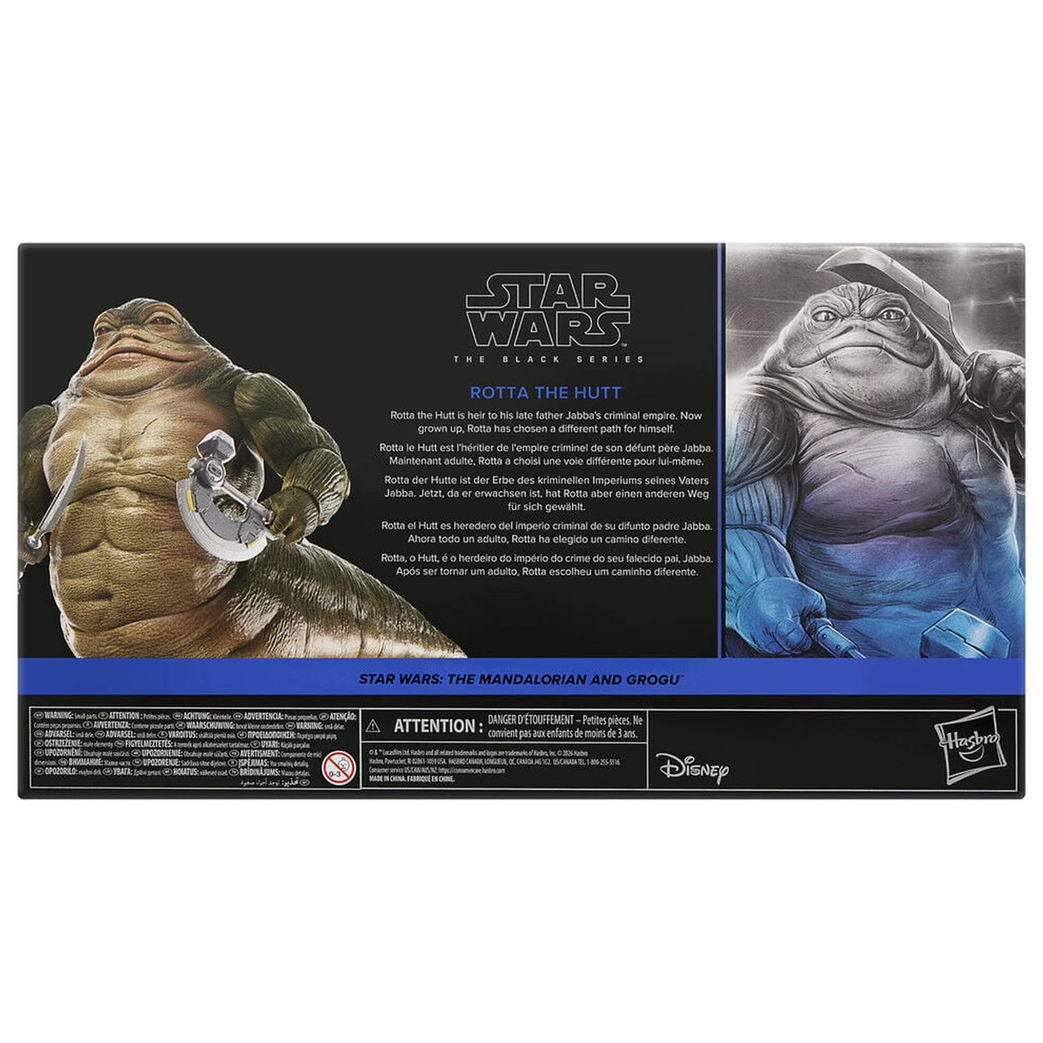 Star Wars The Mandalorian and Grog Rotta The Hutt figura 16cm fotografija proizvoda