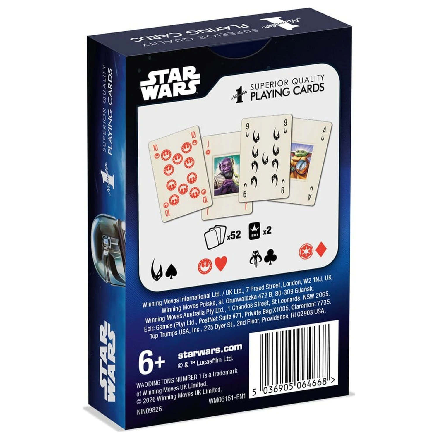 Star Wars igraće karte The Mandalorian i Grogu *verzija na engleskom jeziku* fotografija proizvoda