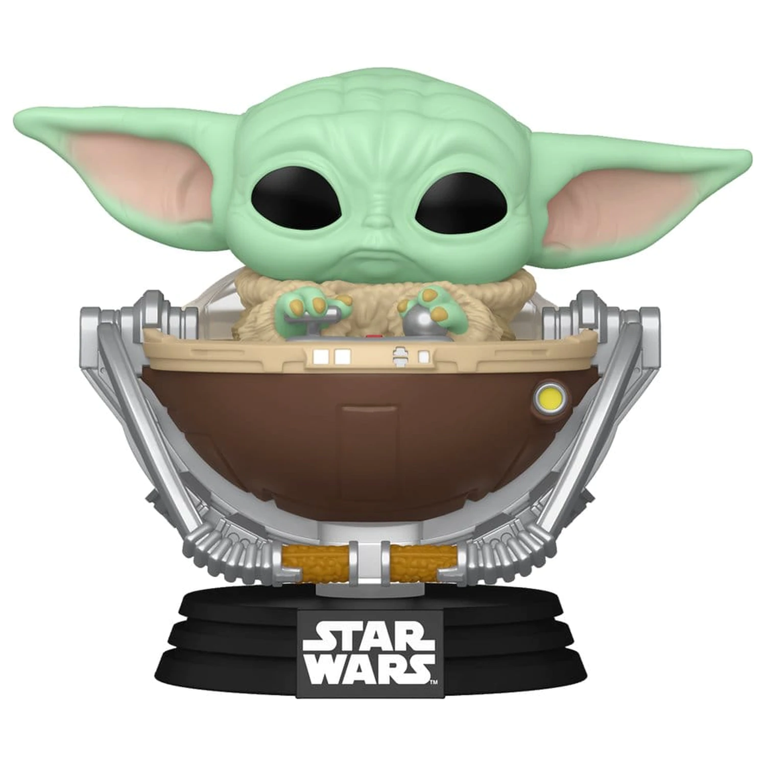 Star Wars: The Mandalorian and Grogu Funko POP! Vinyl Bobblehead figura, Grogu u kolicima 9 cm fotografija proizvoda