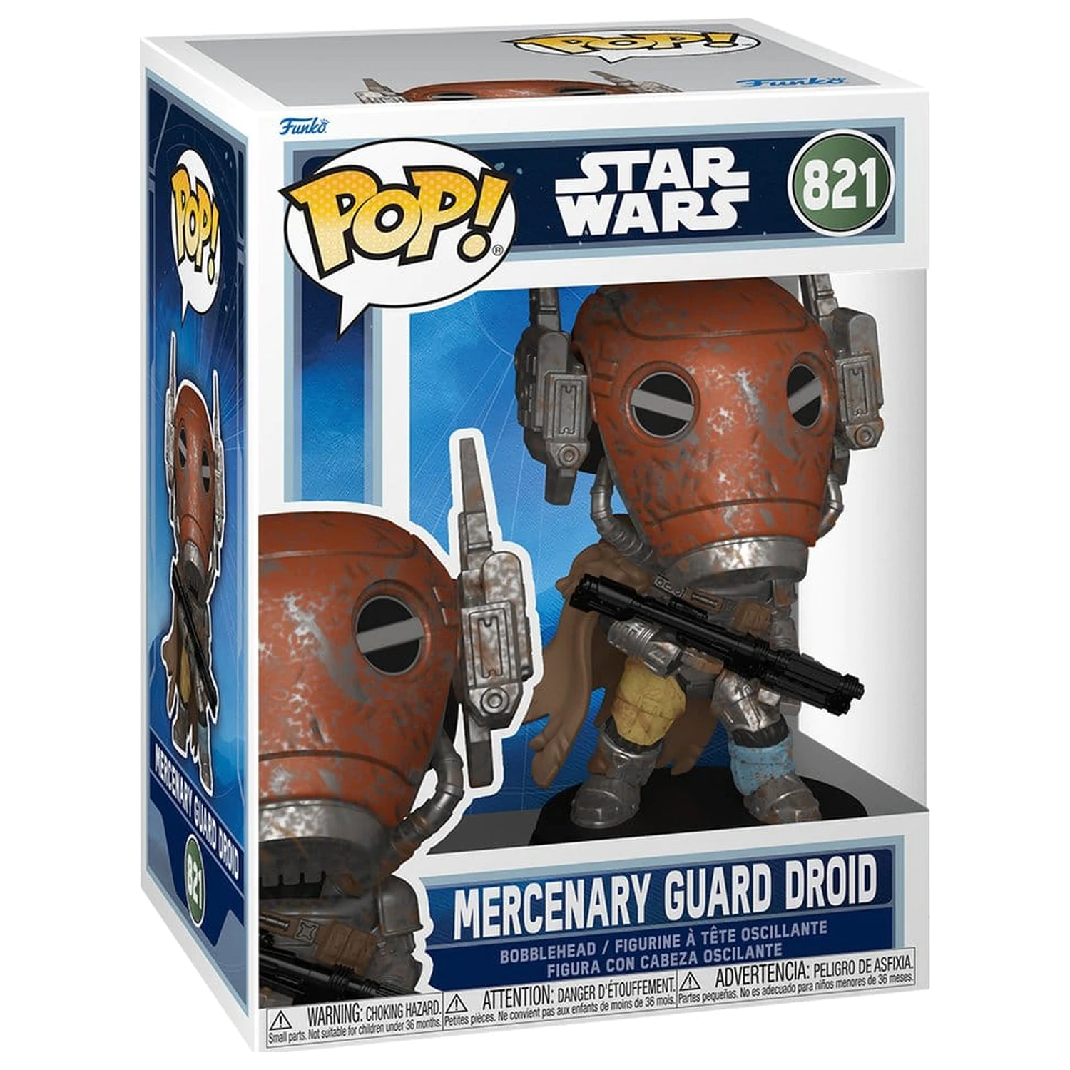 Star Wars: The Mandalorian and Grogu Funko POP! vinilna figurica s bobblehead glavom Mercenary Guard Droid 9 cm fotografija proizvoda