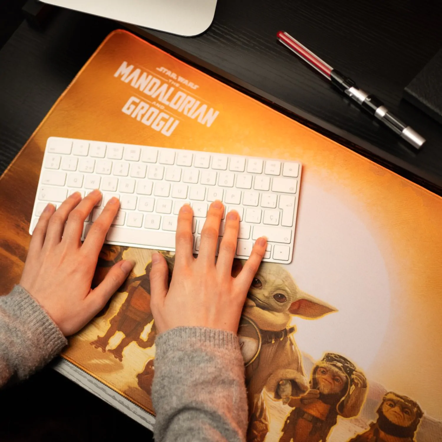 Star Wars: The Mandalorian and Grogu XL podloga za miš 80 x 35 cm fotografija proizvoda
