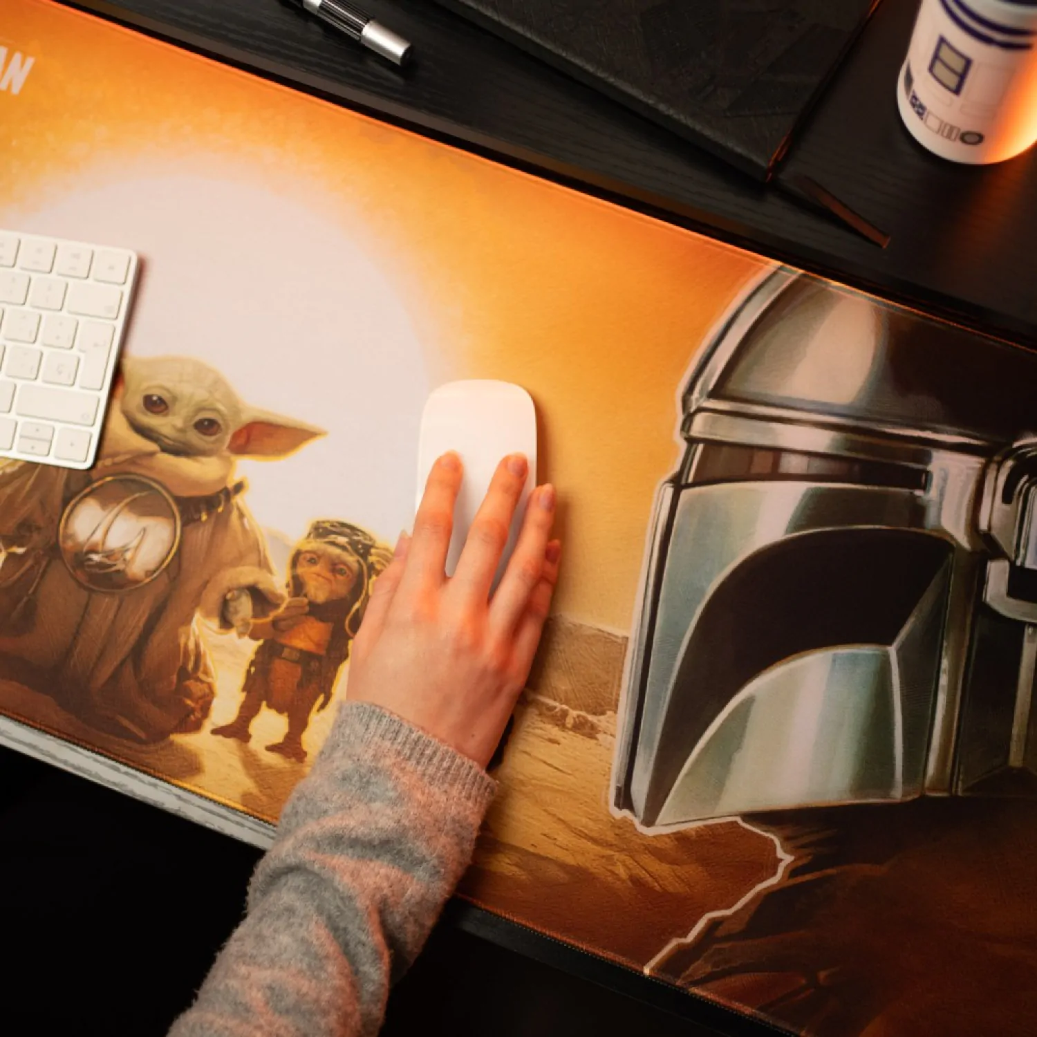 Star Wars: The Mandalorian and Grogu XL podloga za miš 80 x 35 cm fotografija proizvoda
