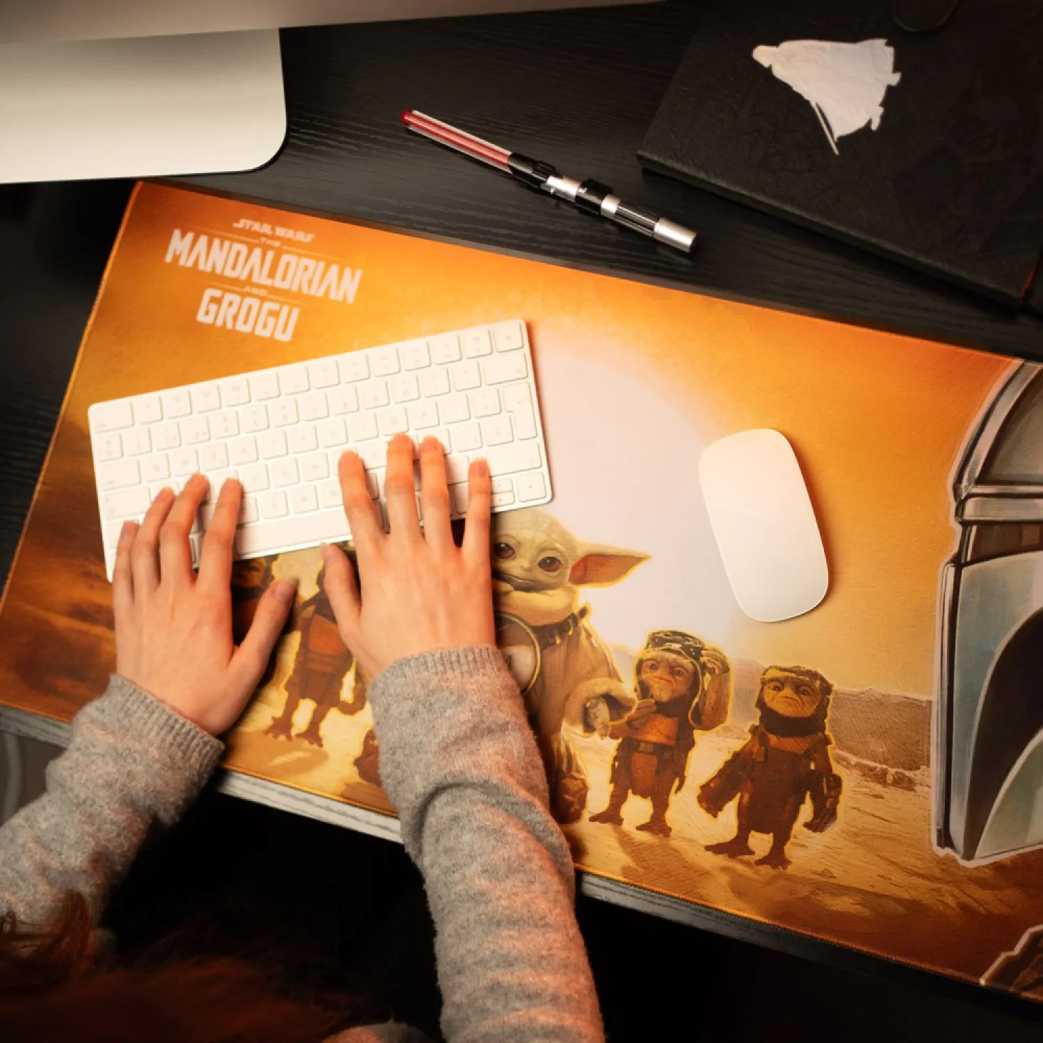 Star Wars: The Mandalorian and Grogu XL podloga za miš 80 x 35 cm fotografija proizvoda