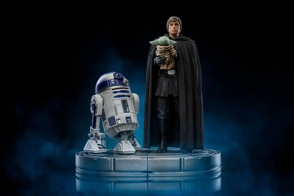 Star Wars The Mandalorian Art Scale Kip 1/10 Luke Skywalker and Grogu 21 cm fotografija proizvoda