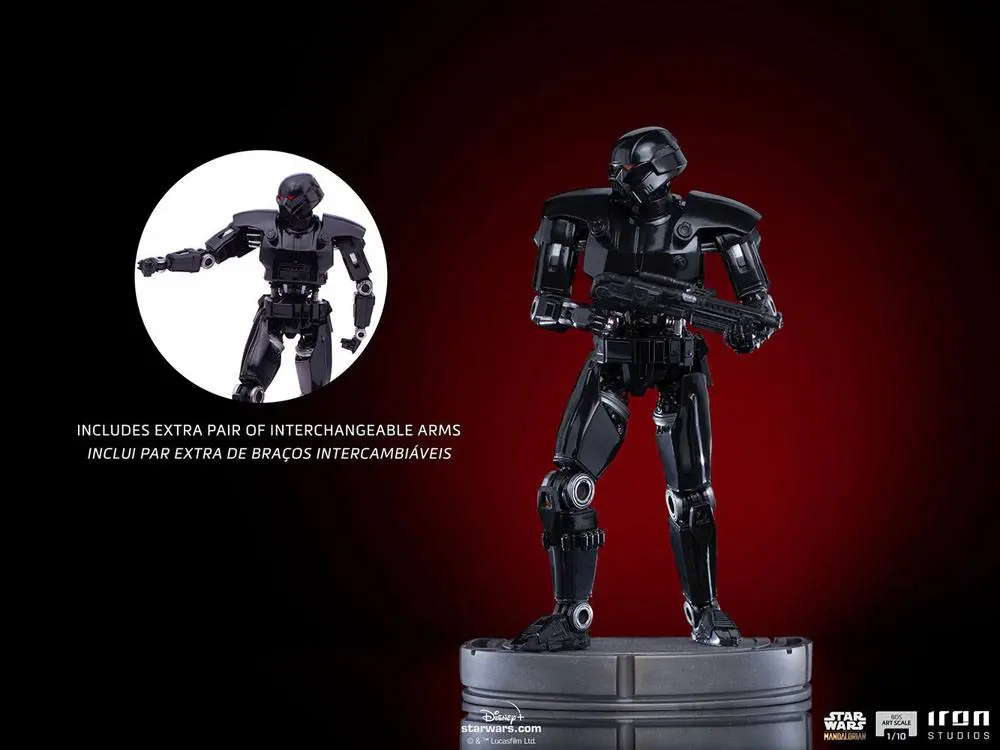 Star Wars The Mandalorian BDS Art Scale Kip 1/10 Dark Trooper 24 cm fotografija proizvoda