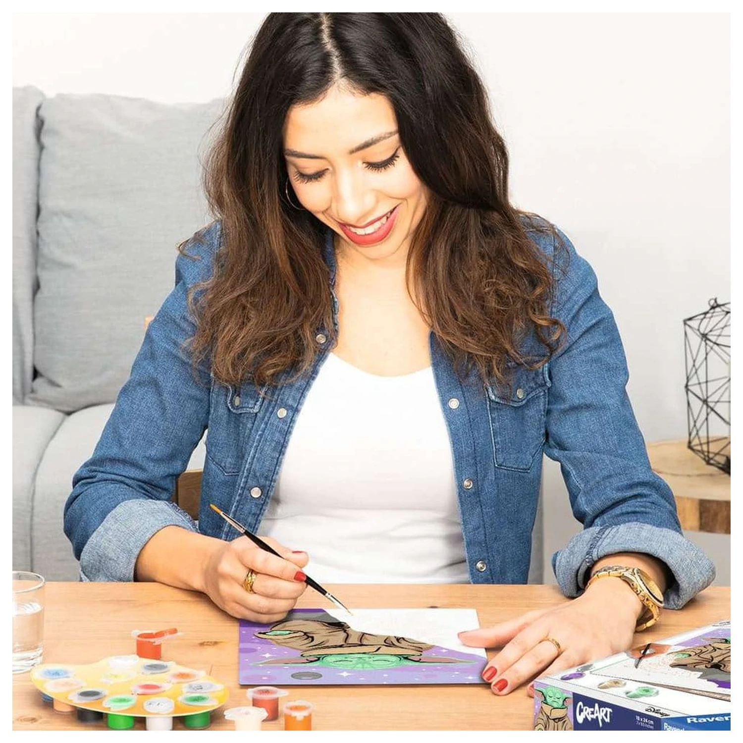 Star Wars: The Mandalorian CreArt Slikanje po brojevima Meditirajući Grogu fotografija proizvoda