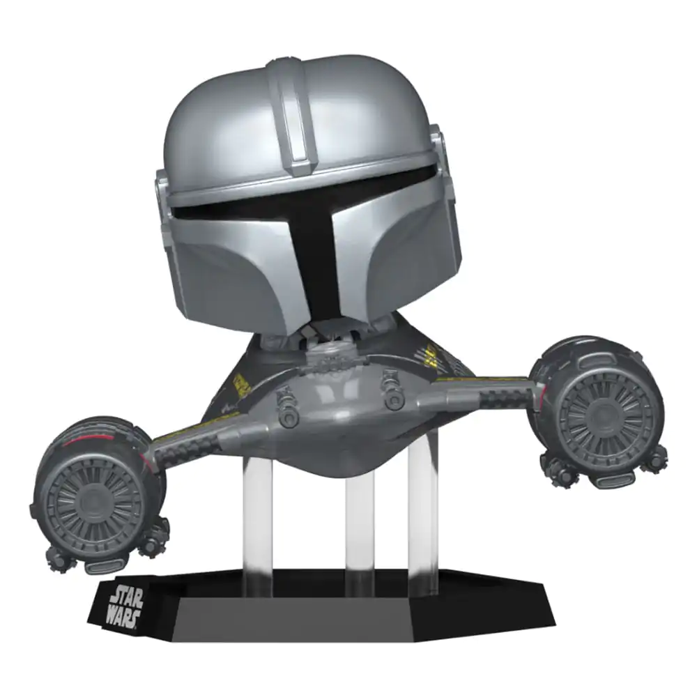 Star Wars: The Mandalorian POP! Rides Vinilna Figura Mandalorian in N1 Starfighter 15 cm fotografija proizvoda