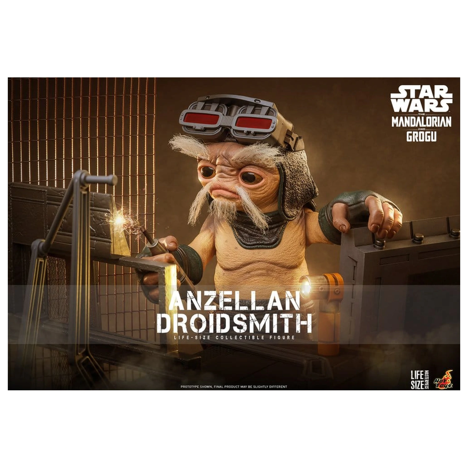 Star Wars: The Mandalorian & Grogu Figura u prirodnoj veličini Anzellan Droidsmith 27 cm fotografija proizvoda