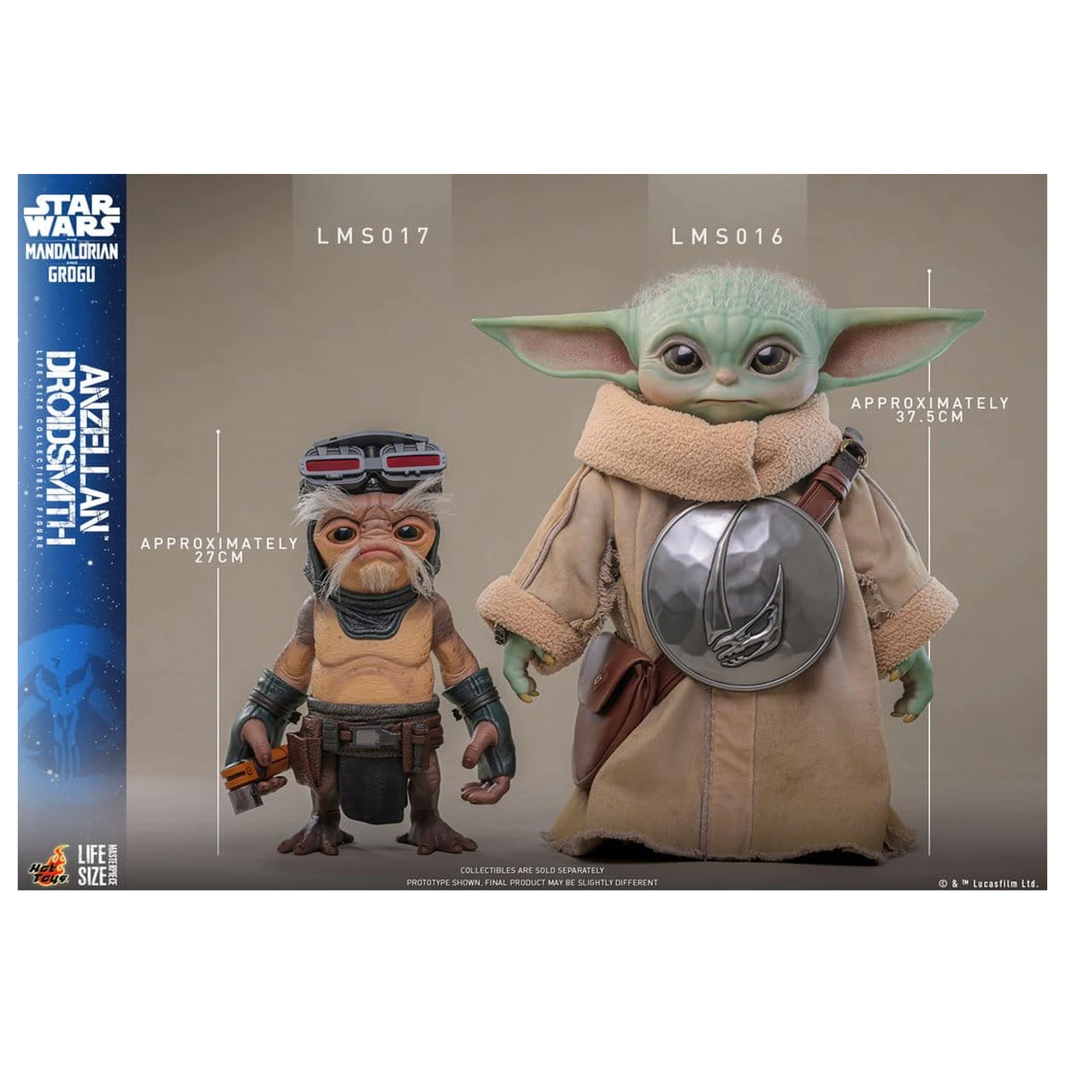 Star Wars: The Mandalorian & Grogu Figura u prirodnoj veličini Anzellan Droidsmith 27 cm fotografija proizvoda