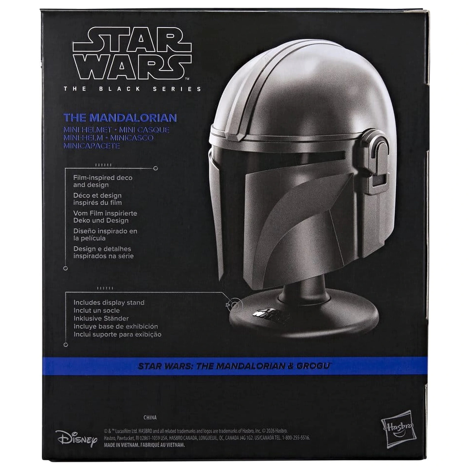 Star Wars: The Mandalorian & Grogu Black Series Mini kaciga The Mandalorian fotografija proizvoda
