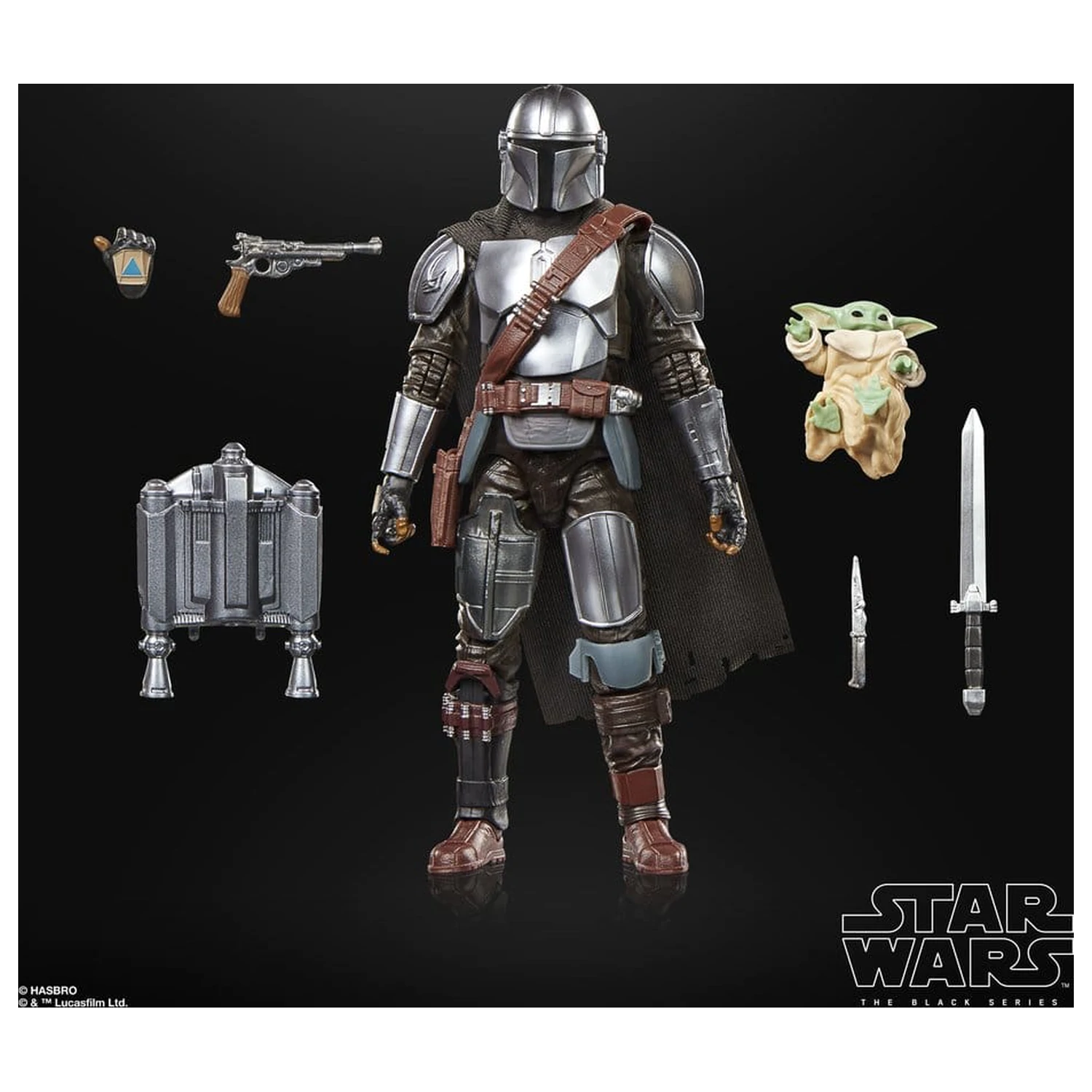 Star Wars: The Mandalorian & Grogu Black Series akcijska figura The Mandalorian & Grogu 15 cm [OŠTEĆENO PAKIRANJE] fotografija proizvoda