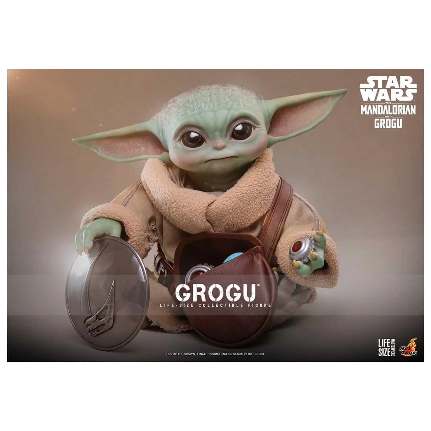 Star Wars: The Mandalorian & Grogu Figura u prirodnoj veličini Grogu 38 cm fotografija proizvoda