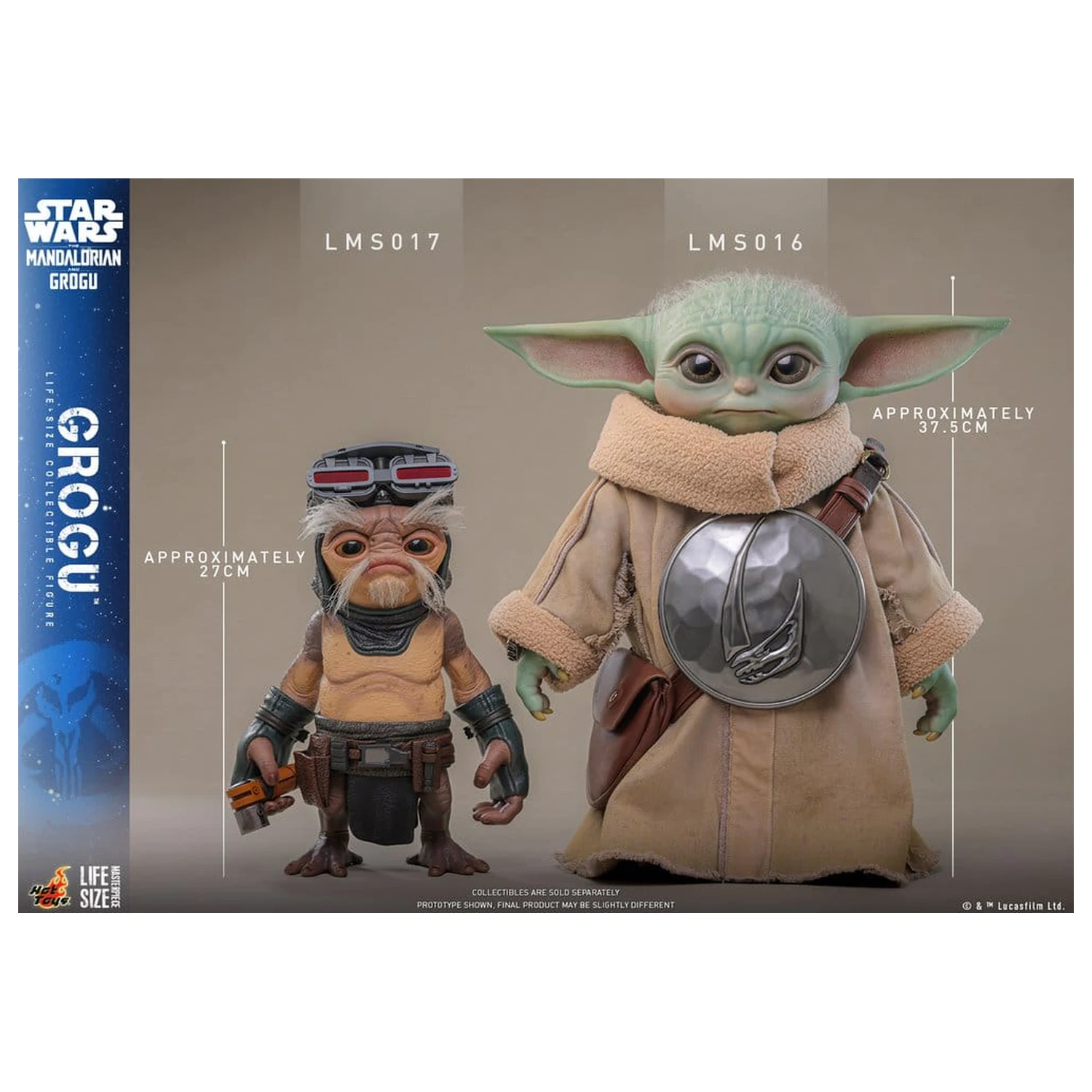 Star Wars: The Mandalorian & Grogu Figura u prirodnoj veličini Grogu 38 cm fotografija proizvoda