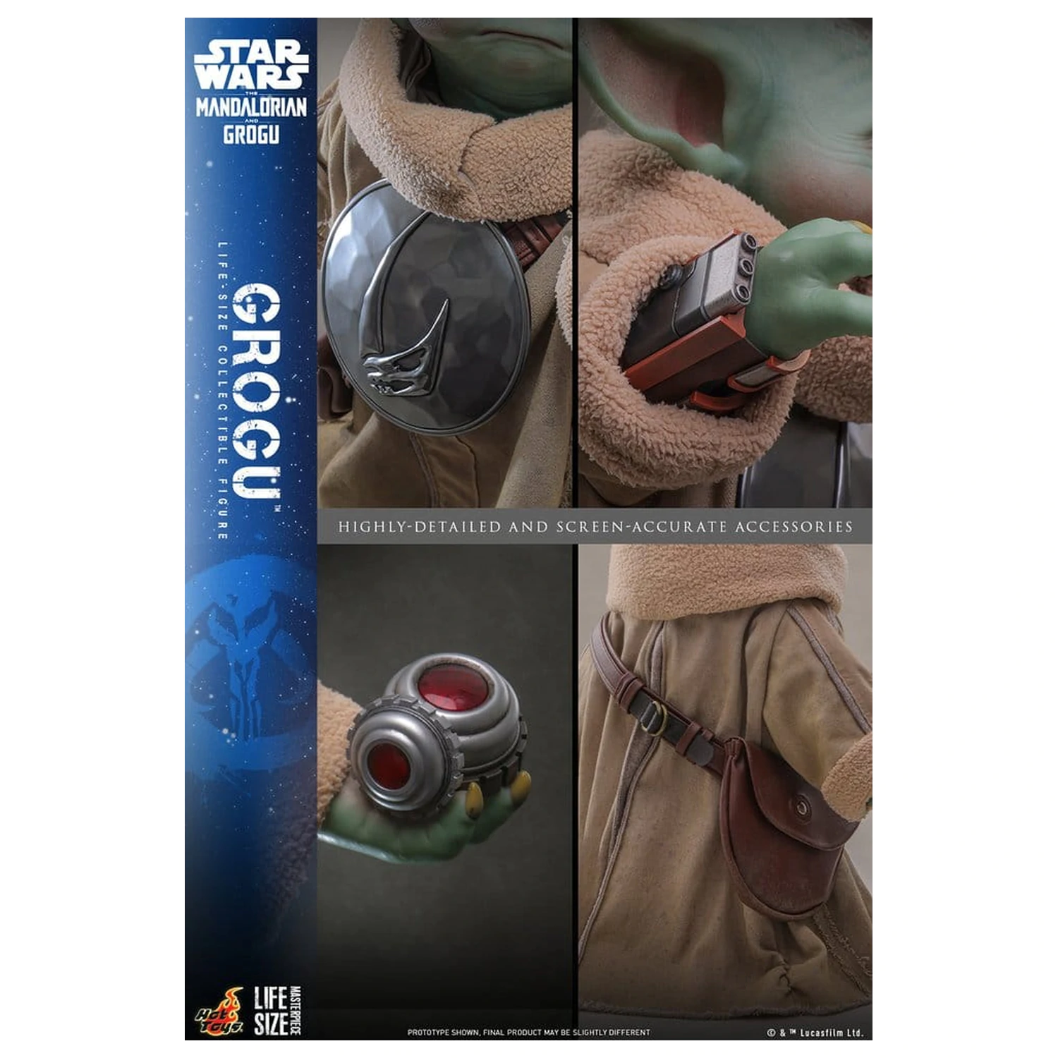 Star Wars: The Mandalorian & Grogu Figura u prirodnoj veličini Grogu 38 cm fotografija proizvoda