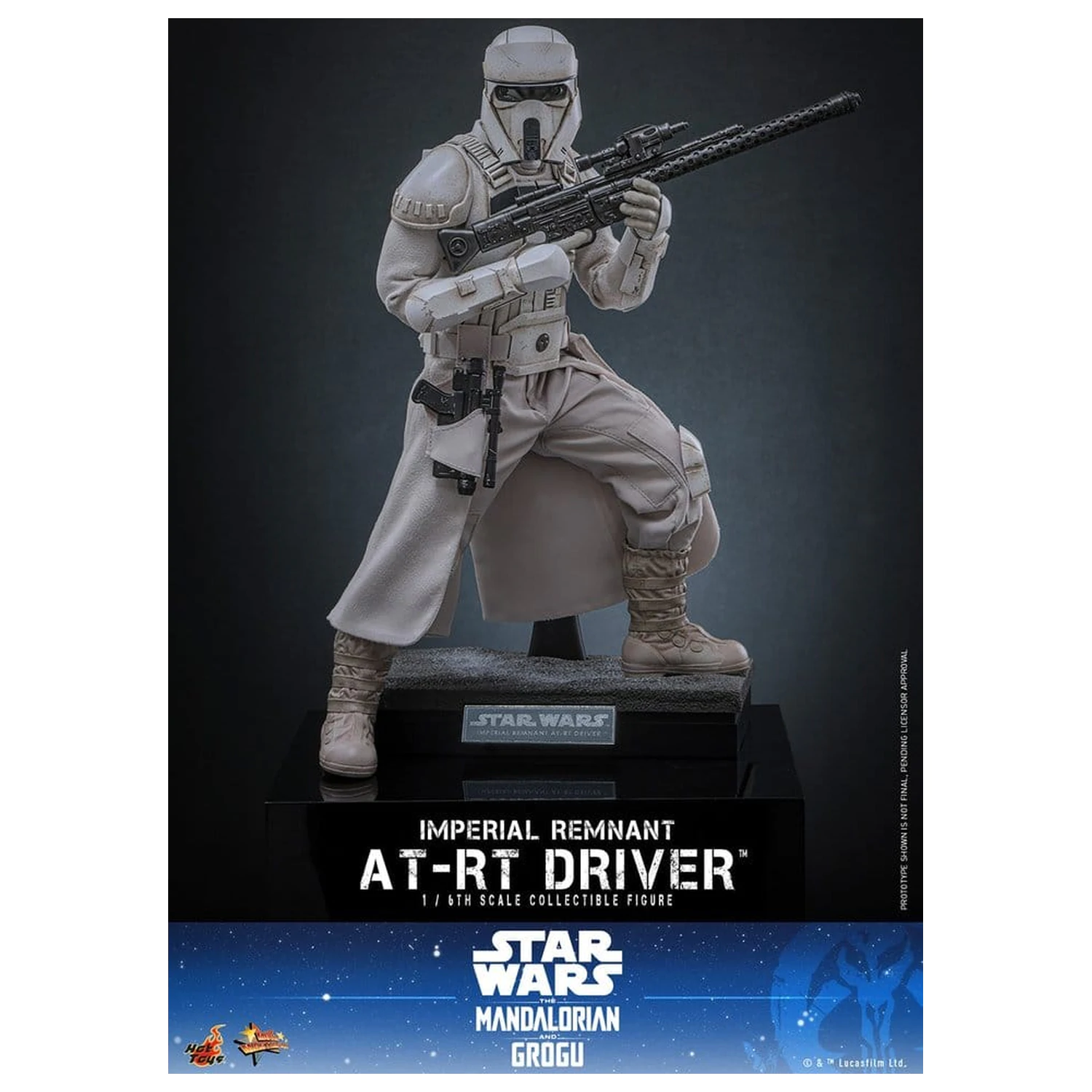 Star Wars: The Mandalorian & Grogu Movie Masterpiece akcijska figura 1/6 Imperial Remnant AT-RT Driver 30 cm fotografija proizvoda