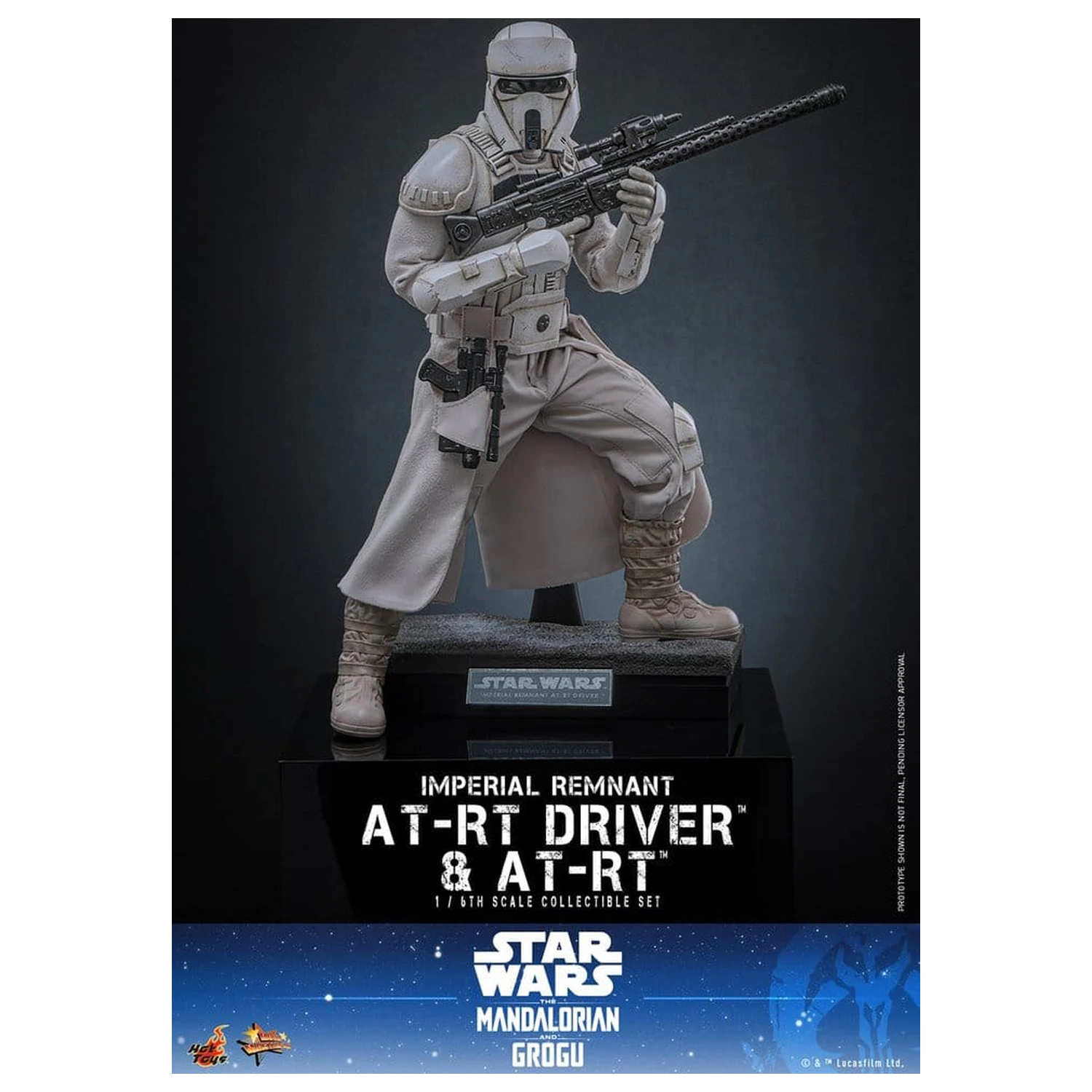 Star Wars: The Mandalorian & Grogu Movie Masterpiece akcijska figura 1/6 Imperial Remnant AT-RT Driver 30 cm fotografija proizvoda