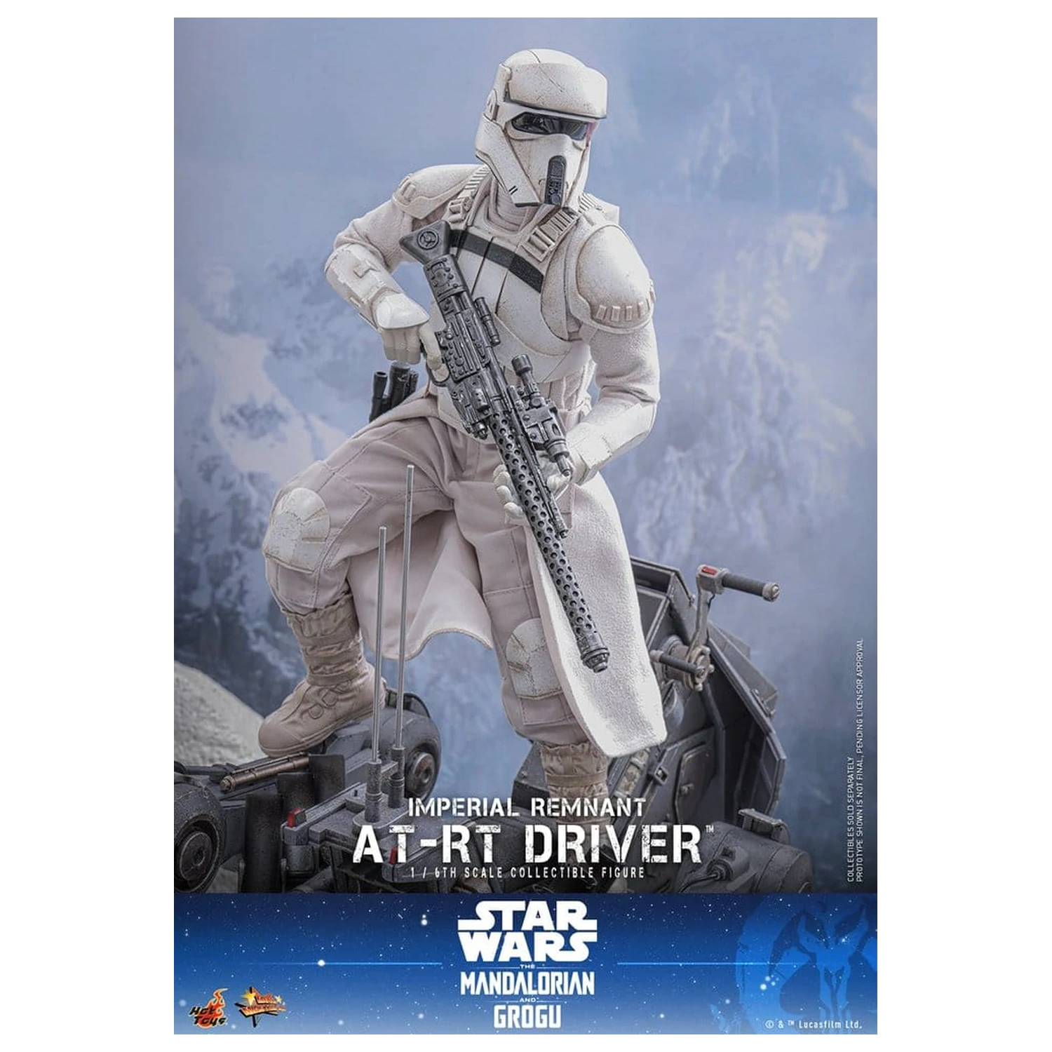 Star Wars: The Mandalorian & Grogu Movie Masterpiece akcijska figura 1/6 Imperial Remnant AT-RT Driver 30 cm fotografija proizvoda