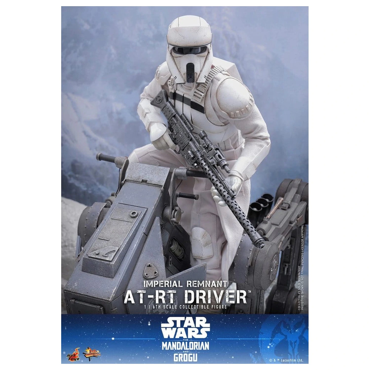 Star Wars: The Mandalorian & Grogu Movie Masterpiece akcijska figura 1/6 Imperial Remnant AT-RT Driver 30 cm fotografija proizvoda